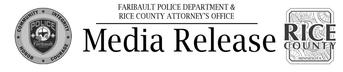 JOINT MEDIA RELEASE: D.O.C. inmate charged with 22 counts of possessing pornographic images involving minors

ci.faribault.mn.us/DocumentCenter…