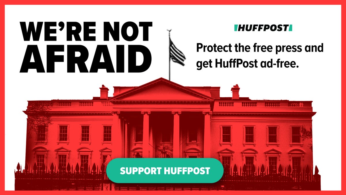 HuffPost's tweet image. The next four years will change America forever. But HuffPost won't back down when it comes to providing free and impartial journalism.
We’re offering an ad-free experience to those who support our fearless newsroom: huffpost.com/support