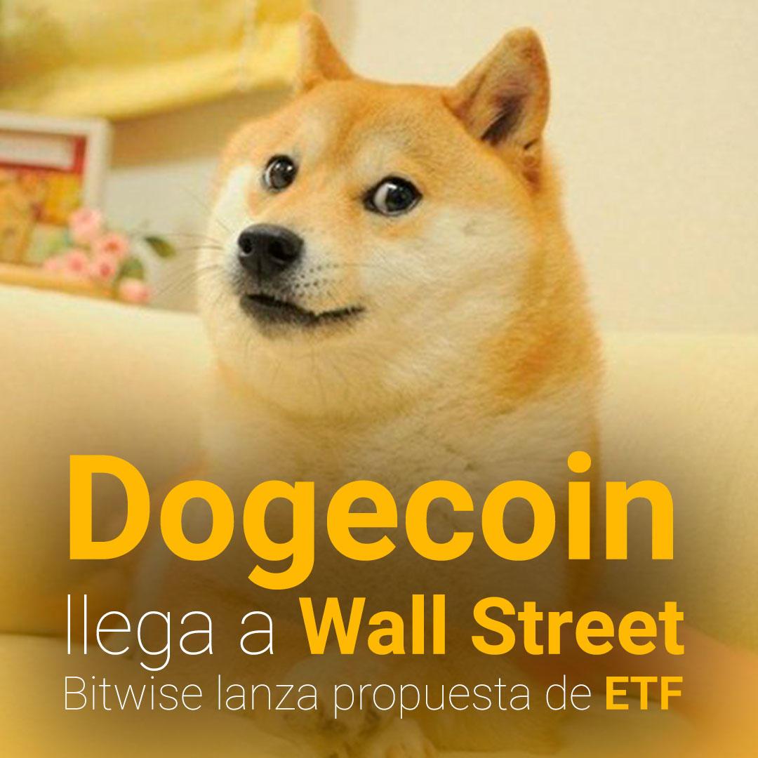 cxpcorp's tweet photo. Bitwise Asset Management ha presentado una solicitud para crear el primer ETF basado en Dogecoin (DOGE). Este movimiento busca atraer a inversores institucionales hacia una de las criptomonedas más populares y reforzar la presencia de los memecoins en los mercados tradicionales. https://t.co/6i96mwSi8I