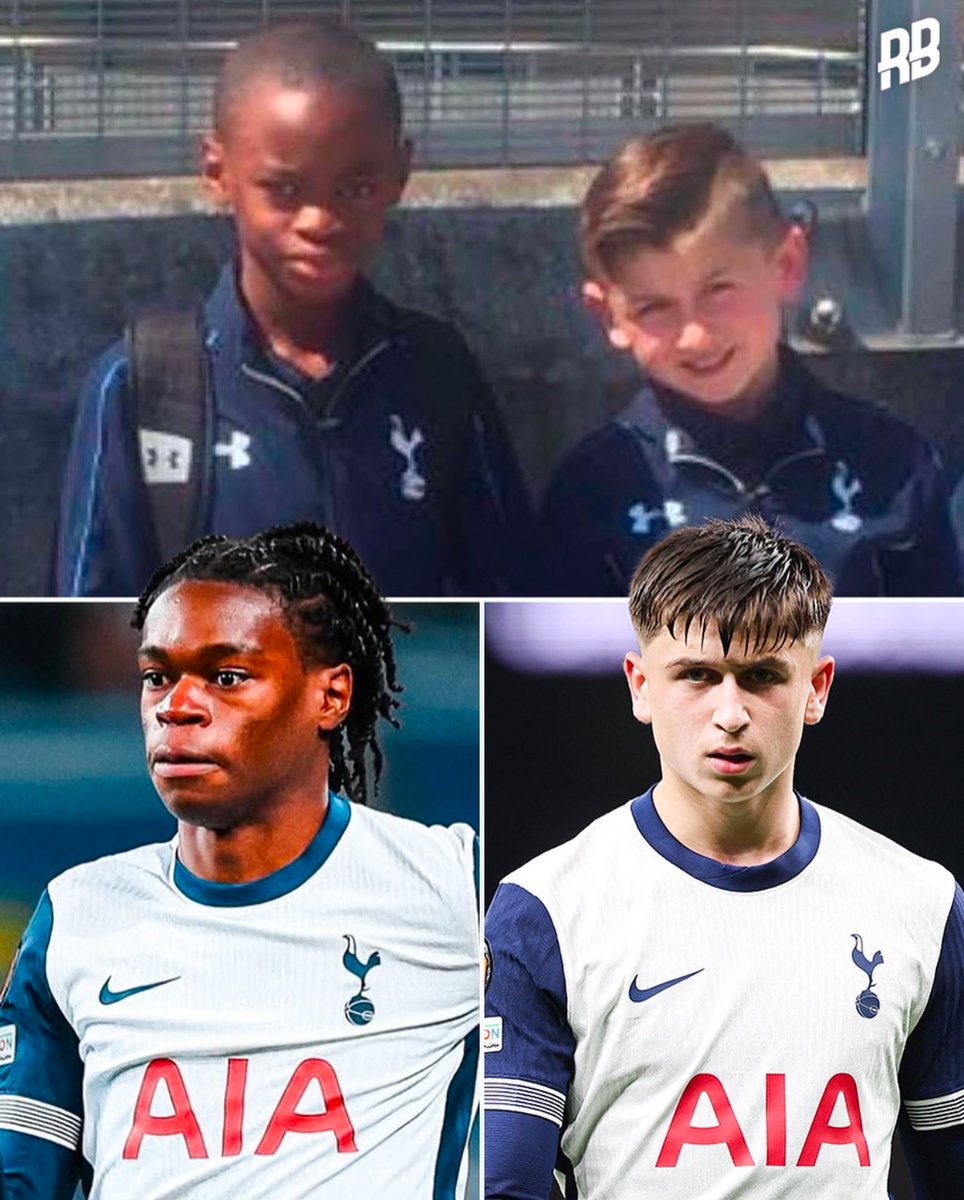 RisingBallers_'s tweet photo. This is so wholesome man… 17 year old Callum Olusesi was subbed on for his Tottenham senior debut tonight in the Europa League 👀👏🏽

He came on & shared a pitch with 17 year old Mikey Moore… His childhood best friend. They have came up through the Tottenham ranks since Under 6 level. Worked their way up for club & country. Now they’re playing together for the first team. Wow. ❤️📈