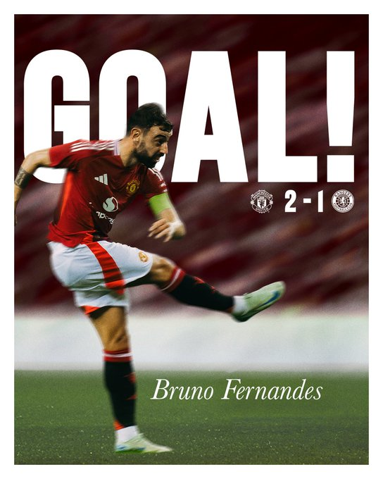 ManUtd_ID's tweet photo. 😍 @B_Fernandes8 sukses menyambar umpan silang @LisandrMartinez untuk membawa United kembali memimpin. 

#MUFC || #UEL https://t.co/XsogpUhzCe