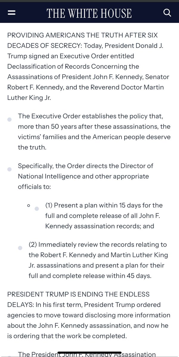 Ryan_longgame's tweet image. Hey @blackvaultcom - you are probably going to be a busy man over the next few months.
Screenshot from the whitehouse.gov website about 15 min ago.