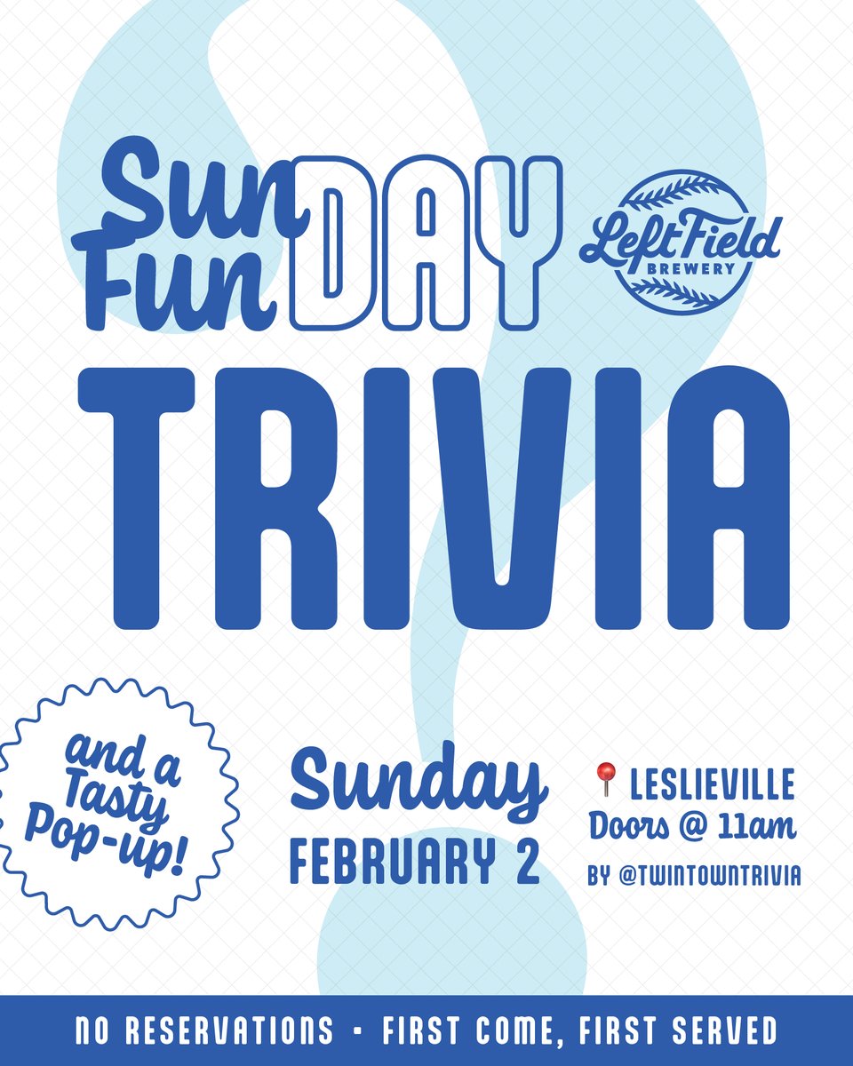 Bring your team down to Leslieville for Sunday Funday on February 2nd!⁠ @sausagepartytoronto will be getting the brunch party started plus, Family-friendly trivia hosted by @twintowntrivia - grab your brunch and a beverage, and get ready to play at 11:30AM 🌭🍻⁠