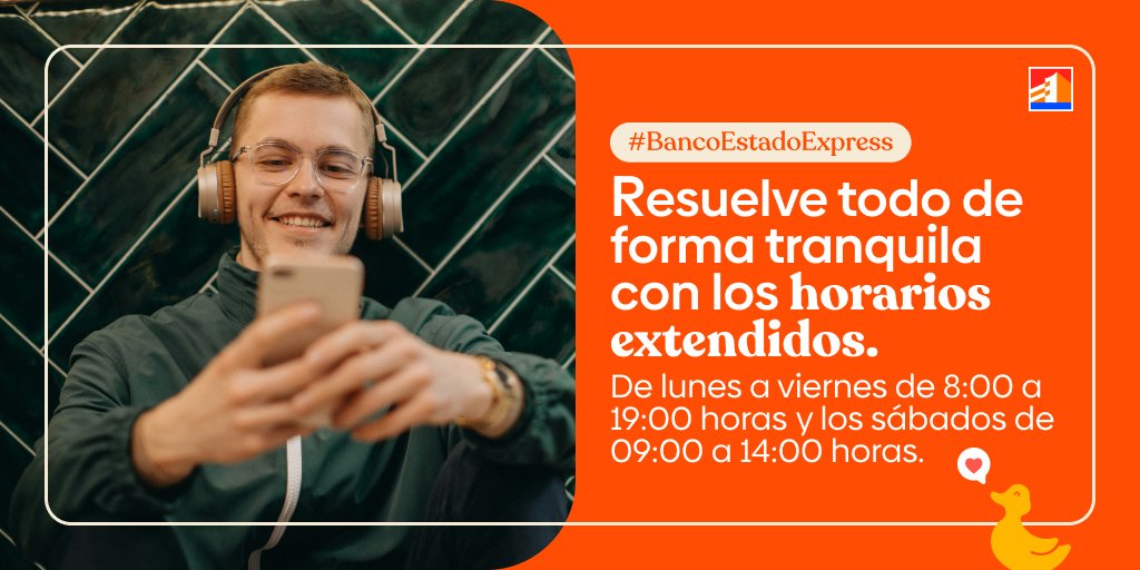 BancoEstado's tweet photo. ¡Este verano, haz tus trámites sin estrés! 🧘🏻♀️ En #BancoEstadoExpress tenemos horario extendido para que puedas gestionar todo sin apuros, ¡y sin calor! 🔥 Visítanos de lunes a viernes de 08:00 a 19:00 hrs. y sábados de 09:00 a 14:00 hrs. ¡Aprovecha tu tiempo y disfruta al máximo! 🌴💦 #BancoEstadoExpress