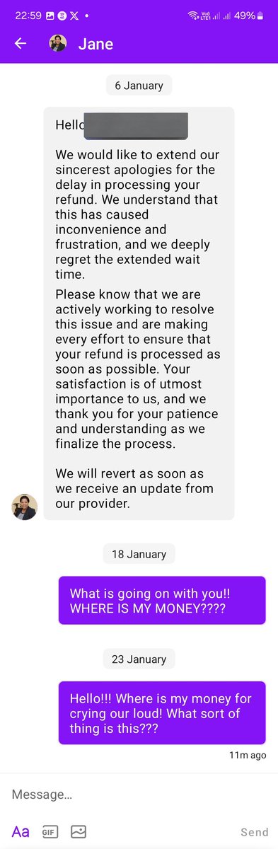 olatibami's tweet photo. Day 44 of calling @chippercashapp out for my money!
@chippercashapp where is my refund!!! Since November 2024!!!
Stop giving stories!!!! Give me my money @cenbank
@FinMinNigeria @Deciens @TribeCapital_ @onewayvc @JeffBezos @RaptorGroup https://t.co/CREDN2ZRmD