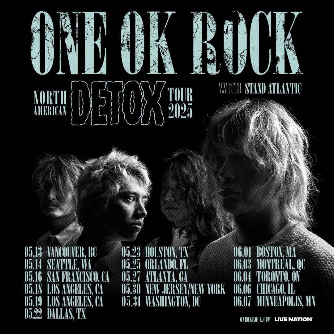 standatlantic's tweet photo. USA we r honoured to be joining ONE OK ROCK across the country this may/june!

tickets ok sale jan 31st @ 10am local time https://t.co/SQmatyPDYZ