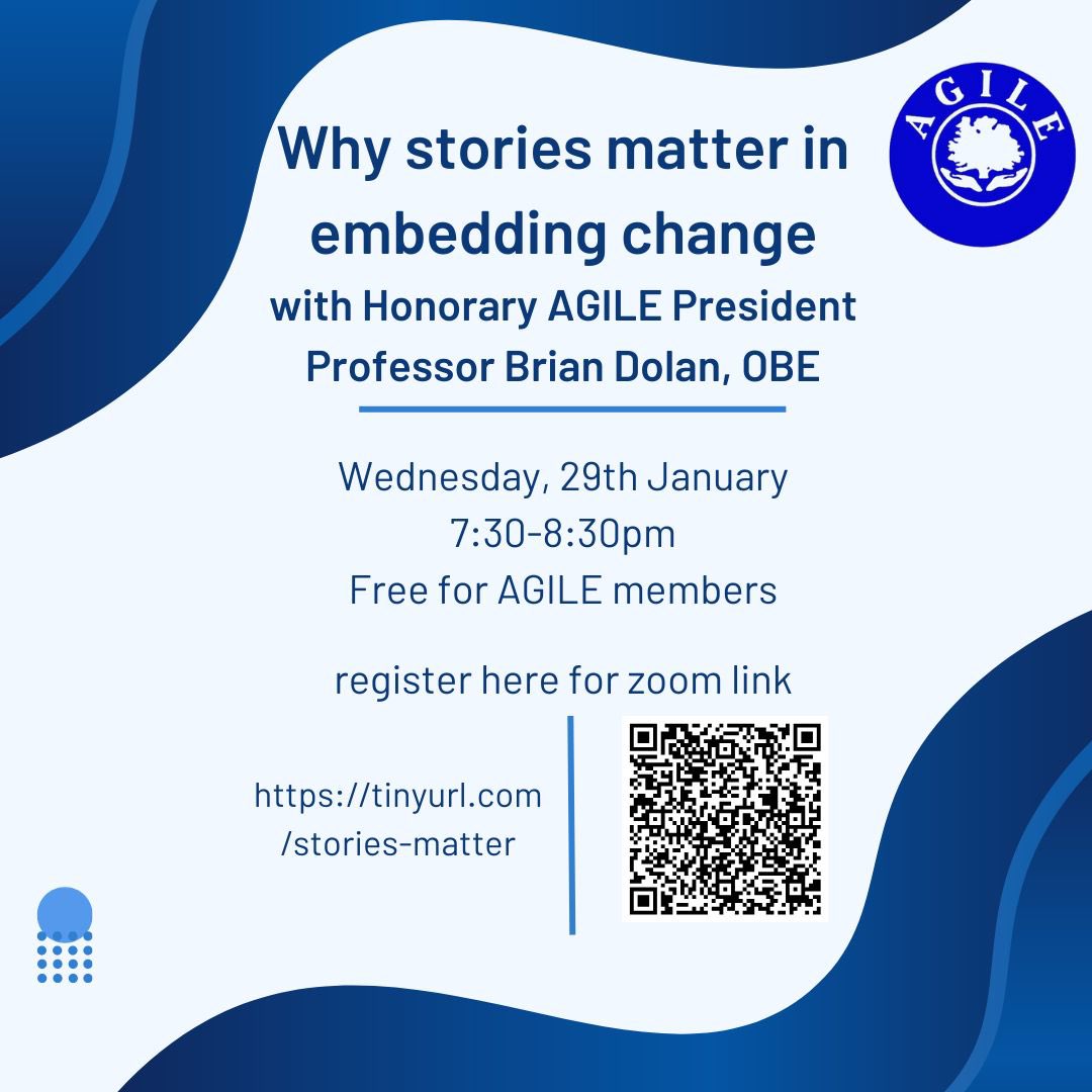 AGILE (@agilecsp) on Twitter photo 📣 calling all AGILE members to register for our free webinar next week with Honorary President <a href="/BrianwDolan/">Brian Dolan OBE, RMN, RGN</a>
tinyurl.com/stories-matter 📣 calling all AGILE members to register for our free webinar next week with Honorary President <a href="/BrianwDolan/">Brian Dolan OBE, RMN, RGN</a>
tinyurl.com/stories-matter