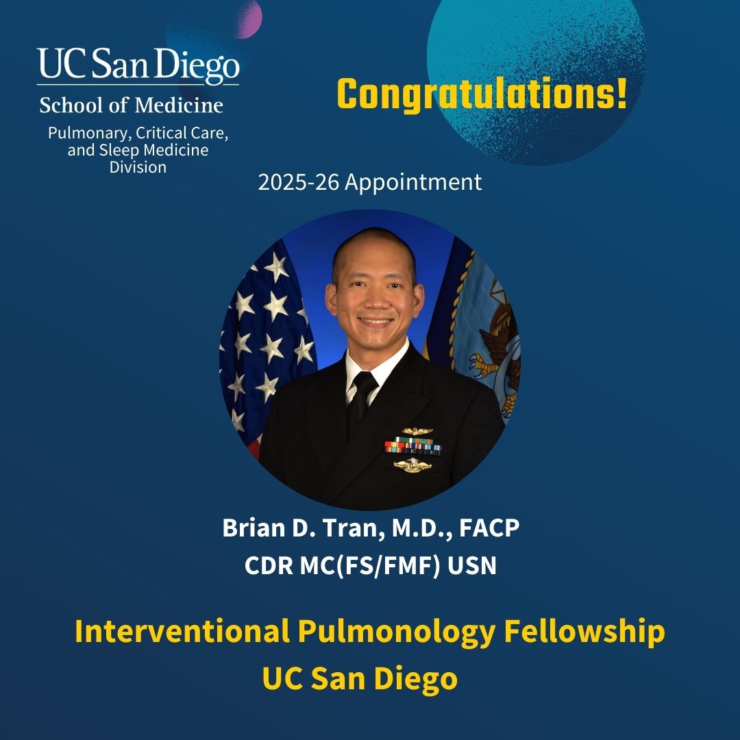 UCSD Pulmonary, Critical Care, Sleep, & Physiology tweet media
