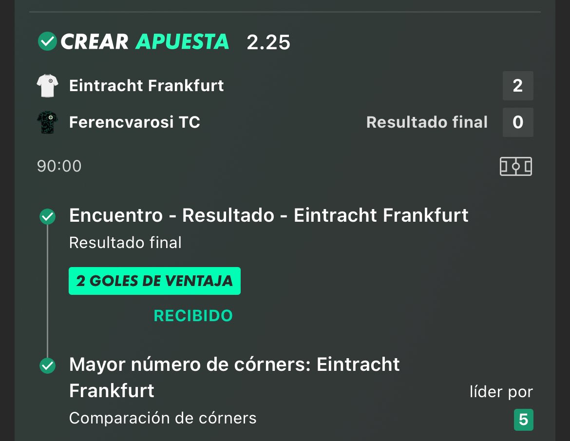 14Xabismo's tweet photo. Volvemos a sumar un día más, 2/3

Cuota 1.70❌
Cuota 1.95✅
Cuota 2.25✅
TARJETAS CUOTA 30 ✅

Hemos conseguido sumar en una competición tan complicada de pronosticar, y nos hemos llevado una cuotaza también, mañana más 🤝🏻👀 https://t.co/GZJWCS5rwl