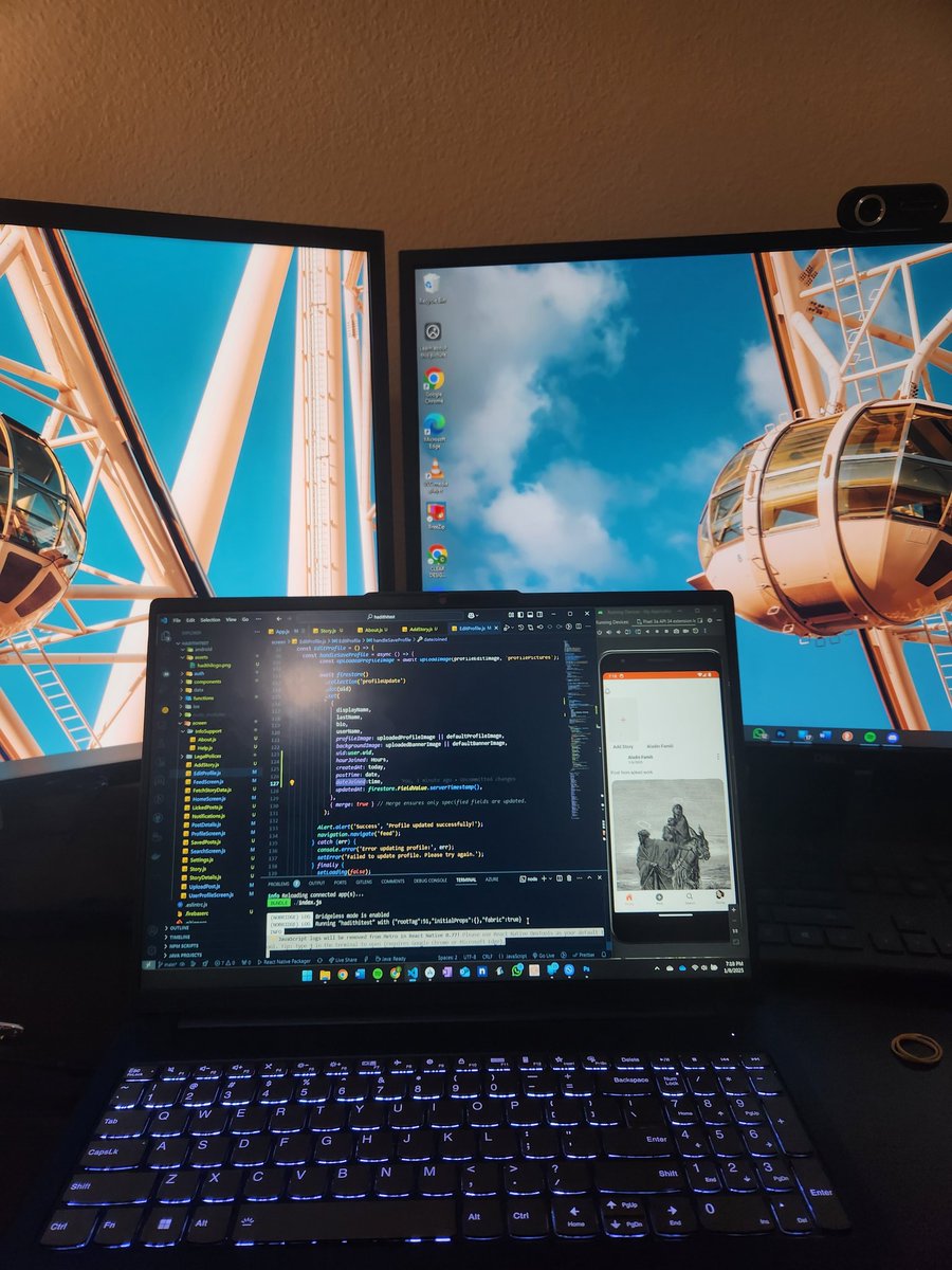 aladin_famili4's tweet photo. Under development.
Social media platform built with React Native and Firebase.
#buildinpublic
#Coding
#reactnative
#mobileap https://t.co/IJfzuRxVzz
