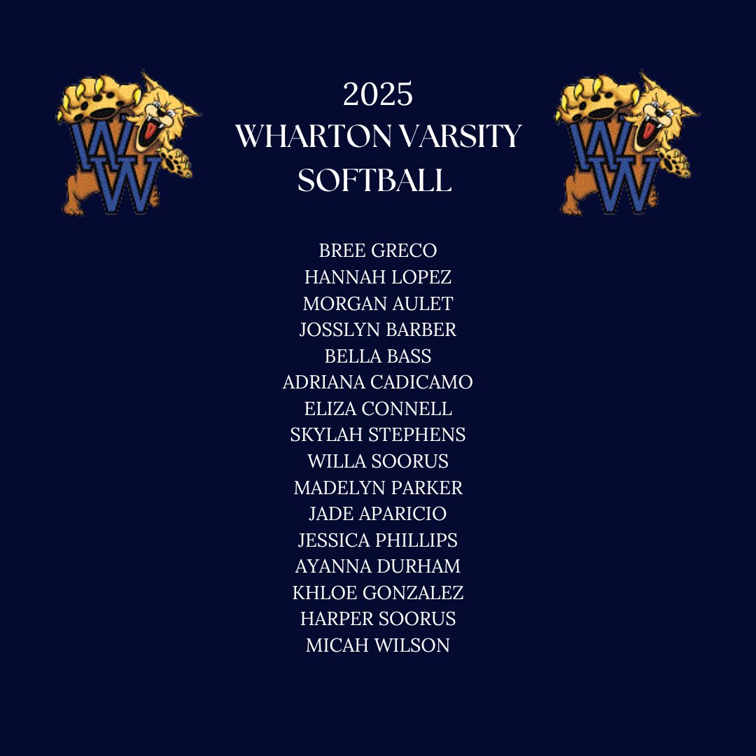 So this happened! Congratulations ladies! 🐾

<a href="/WhartonWildcats/">Wharton High School</a>