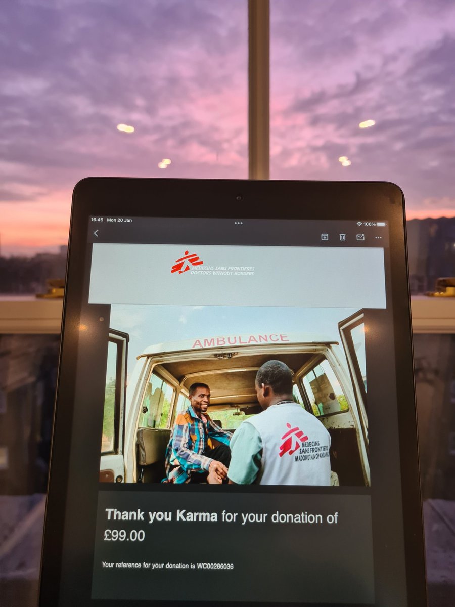 karma_pool_'s tweet photo. We gave £99 to @MSF
https://t.co/uicRzZfVoN https://t.co/h76fYboB3L