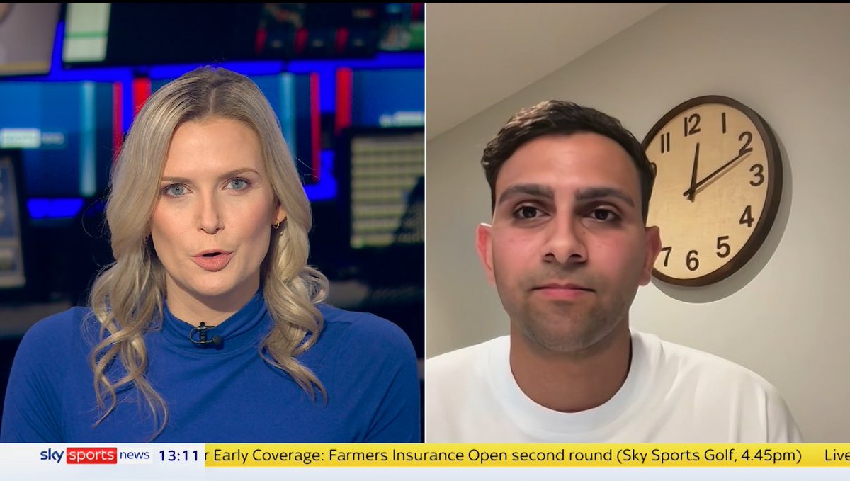 Great to have featured on <a href="/SkySportsNews/">Sky Sports News</a> to discuss Omar Marmoush’s big move to <a href="/ManCity/">Manchester City</a>!