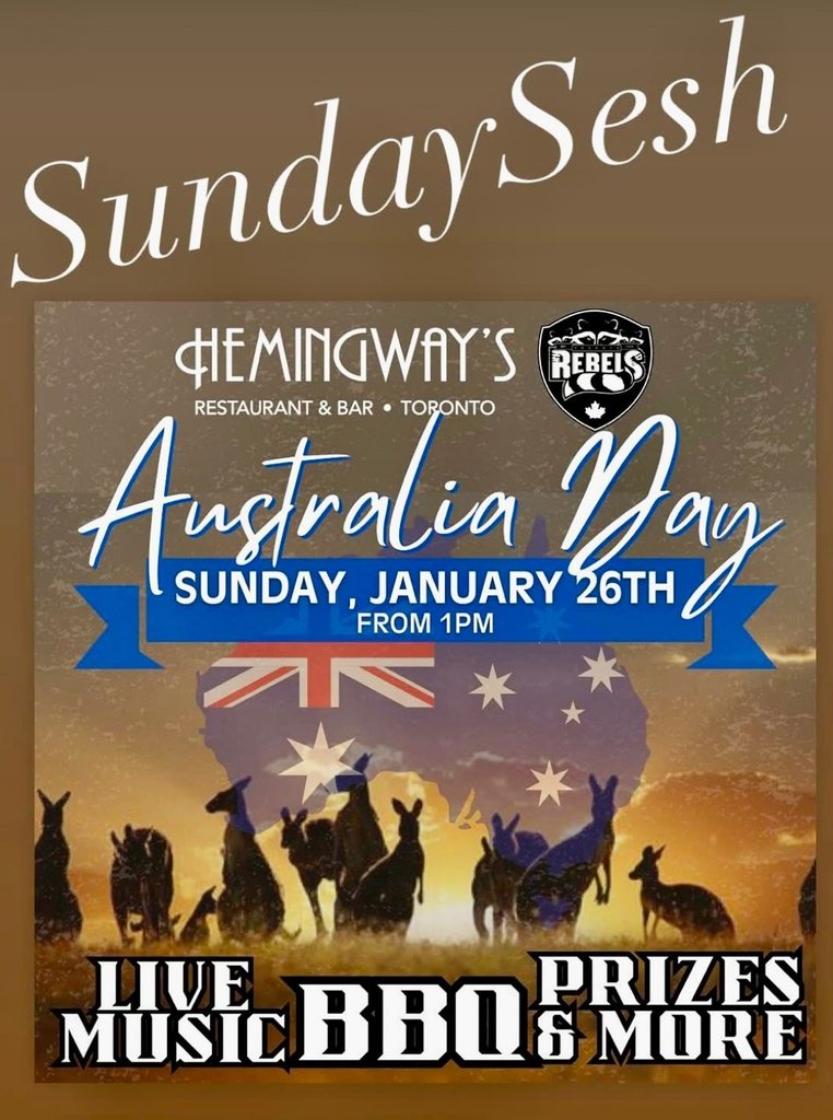 Rebels Australia Day Celebration 2025. Join us this Sunday at Hemingways Pub Toronto.
pitchero.com/clubs/rebelsto…