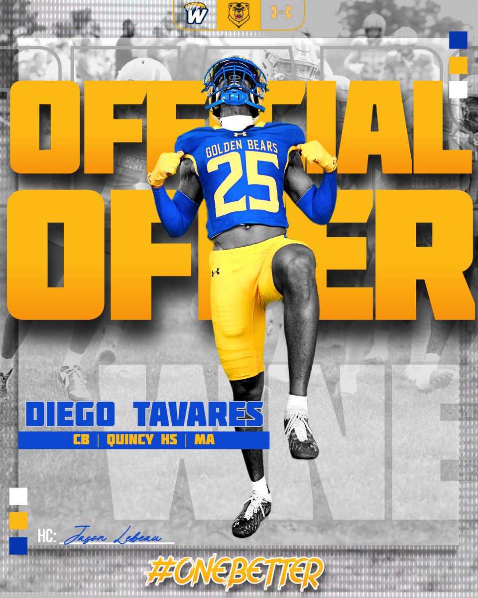 Diego Tavares (@diego_tavares25) on Twitter photo Had a great time last week with <a href="/Coach_Lebeau/">Jason Lebeau</a> and thankful to receive an offer to play at Western New England University. #AGTG <a href="/carson_pj/">Coach PJ Carson</a> <a href="/CoachDeWitt/">Ed DeWitt</a> Had a great time last week with <a href="/Coach_Lebeau/">Jason Lebeau</a> and thankful to receive an offer to play at Western New England University. #AGTG <a href="/carson_pj/">Coach PJ Carson</a> <a href="/CoachDeWitt/">Ed DeWitt</a>