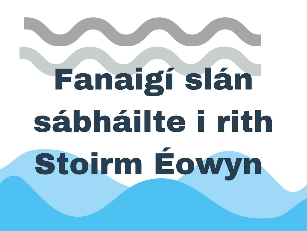 CC_Indreabhan's tweet image. ‼️#storméowyn #aimsir #fansabhaile