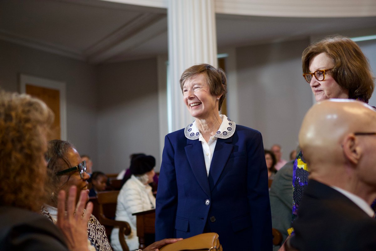 HuntforNC's tweet photo. Secretary of State Elaine Marshall’s dedication to North Carolina and her commitment to public service are inspiring. She has been a strong leader in our state and I was honored to preside over her swearing-in ceremony for a historic eighth term today at the State Capitol. https://t.co/H20PXSFAEr