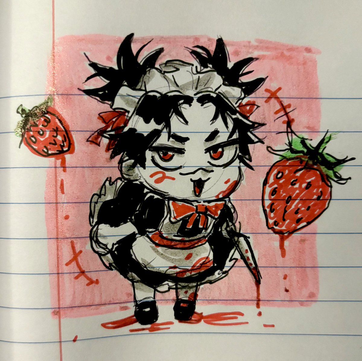 work doodle Choso 🍓🔪

#choso #jjk