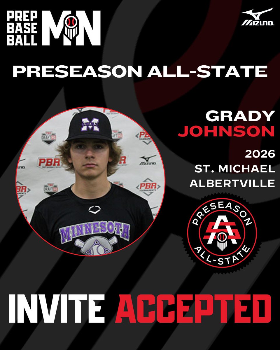 Prep Baseball Minnesota (@prepbaseballmn) on Twitter photo ๐๐๐๐ ๐๐๐๐๐๐๐๐๐ ๐๐๐-๐๐๐๐๐
๐๐ฏ๐ท๐ช๐ต๐ฆ๐ฅ ๐๐ค๐ค๐ฆ๐ฑ๐ต๐ฆ๐ฅ โ
Grady Johnson | <a href="/Gradyj22Johnson/">Grady Johnson</a>
โพ OF/RHP
๐ 2026
๐ <a href="/STMAbaseball/">STMA Knights Baseball</a>
#MNPAS2025
๐ค loom.ly/R7SEVRA ๐๐๐๐ ๐๐๐๐๐๐๐๐๐ ๐๐๐-๐๐๐๐๐
๐๐ฏ๐ท๐ช๐ต๐ฆ๐ฅ ๐๐ค๐ค๐ฆ๐ฑ๐ต๐ฆ๐ฅ โ
Grady Johnson | <a href="/Gradyj22Johnson/">Grady Johnson</a>
โพ OF/RHP
๐ 2026
๐ <a href="/STMAbaseball/">STMA Knights Baseball</a>
#MNPAS2025
๐ค loom.ly/R7SEVRA