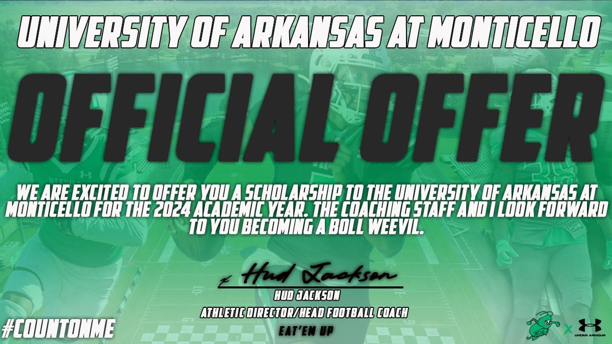 Congrats to Matthew Boyles on earning an offer from UAM! #recruittherabs