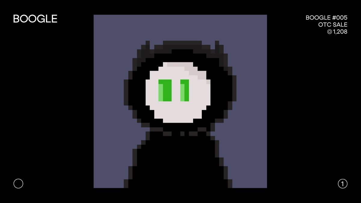 solBOOGLE's tweet image. SECONDARY SALE ①
We are excited to welcome @Stroll2Stroll to the graveyard after acquiring BOOGLE #005 for 1,208 SOL via OTC sale.