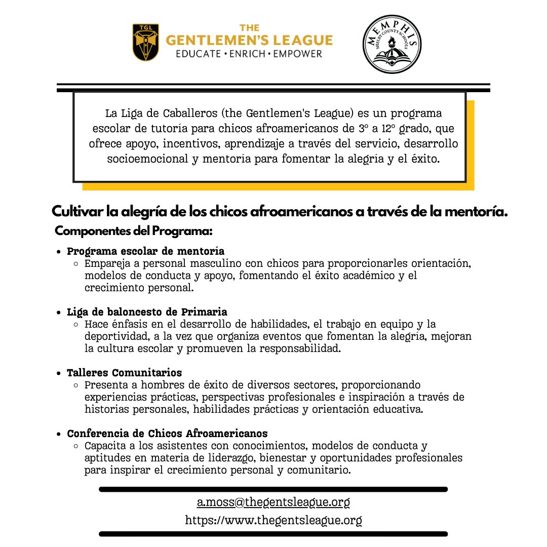 MSCSK12's tweet image. We’re celebrating The Gentlemen’s League, a mentorship program pairing male staff of color with boys of color to inspire success. TGL was also recently awarded Mentoring Partnership of the Year by @GrizzCommunity, highlighting their impact! 
 #MentoringMonth #MSCSProud