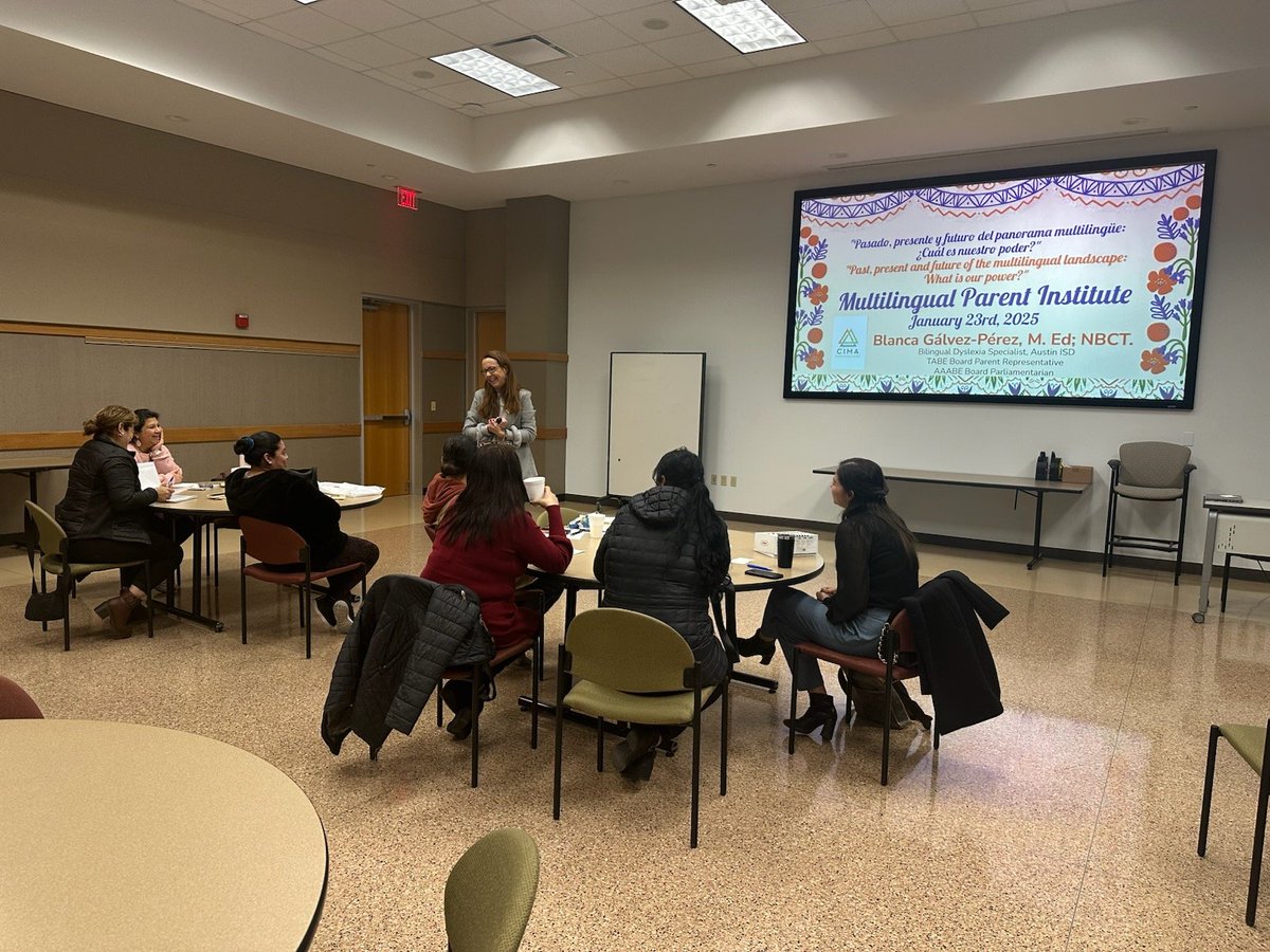 Blanca Galvez-Perez, NBCT (@blancagalvezp) on Twitter photo Today, I had the privilege to present at the CIMA MULTILINGUAL PARENT INSTITUTE! Mil gracias <a href="/region13/">ESC Region 13</a> and <a href="/AnaSegulin/">Ana Segulin</a> for the invitation! It was a privilege to empower our parents to be a strong voice for our precious Multilingual students. <a href="/AISDMultilingue/">AISD Multilingual Ed</a> <a href="/Matias_AISD/">Matias Segura</a> Today, I had the privilege to present at the CIMA MULTILINGUAL PARENT INSTITUTE! Mil gracias <a href="/region13/">ESC Region 13</a> and <a href="/AnaSegulin/">Ana Segulin</a> for the invitation! It was a privilege to empower our parents to be a strong voice for our precious Multilingual students. <a href="/AISDMultilingue/">AISD Multilingual Ed</a> <a href="/Matias_AISD/">Matias Segura</a>