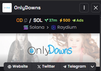 OnlyDownsSol's tweet photo. 500 DEX BOOST IS IN!!!

$OD

B4e2L9KxzutSRMCnT8M9RKmka2DxThi51SNTmKv9K9rv https://t.co/IWPks8aKtV