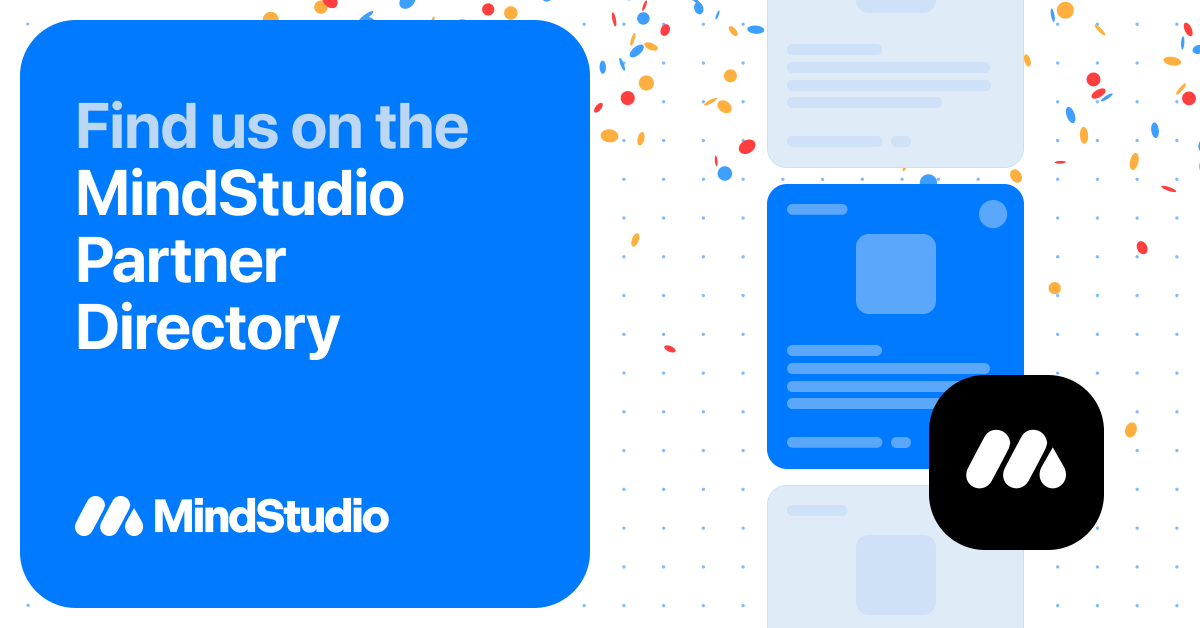 Zeroqode is on the @MindStudioAI Partner Directory 🎉

Now, you can explore our full range of AI services, how they align with your goals, and more.

partners.mindstudio.ai/zeroqode