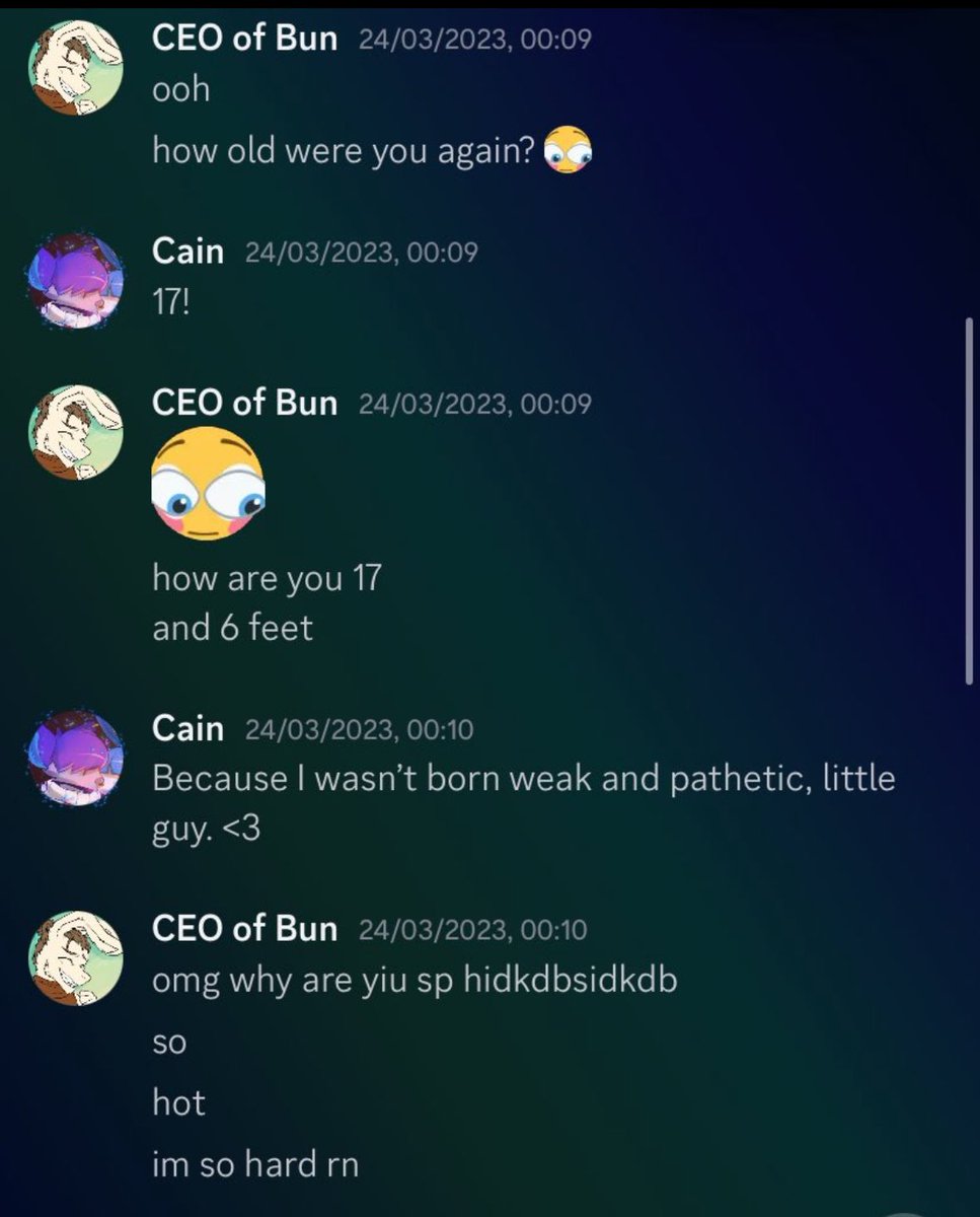 RajaDaWulfAD's tweet photo. Calling out the raging pedophile and racist that is cykonbuncot (A Thread)

Disclaimer: I am not defending the actions of Cain, I’m simply bringing a second side of the story to light 

This is gonna be interesting-

(Like and RT to spread awareness plz <3) https://t.co/2TiRXQTtM3
