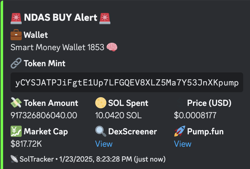 <a href="/Vault_Alpha/">Vault Alpha</a> keeps on delivering! 🔐

Insane gains locked in for our community 💰

1) $VINE pinged multiple times between 6M and 20M 
ATH = 426M <a href="/rus/">Rus</a> 

2) #SORKINCOIN pinged at 255K 
ATH = 30M 

3) $NDAS pinged at 817K
ATH = 18.8M @ndassolanacto

4) $OIL pinged at 2M 
ATH = 25M