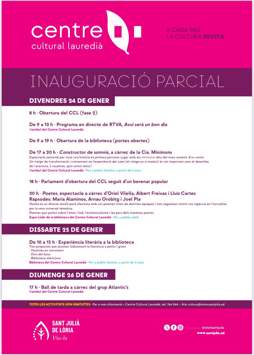 SemmRecords's tweet photo. Setmana Hysteriofunky a les Valls d’Andorra. 
1/ Divendres 24 de gener a Sant Julià, Lluís Cartes i Oriol Vilella amb Poetes. 
2/ Dissabte dia 1 de Febrer, Hysteriofunk a Encamp. 
Us perdreu aquests bolazos???
Fans d’@hysteriofunk, se us acumula la feina 😏. https://t.co/RTsed1LCol