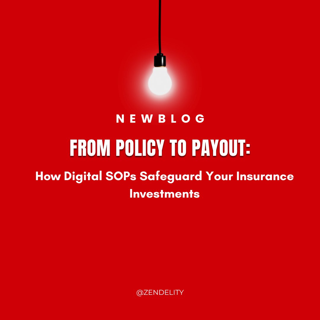 Protect your insurance investments with digital SOPs.
Learn how audit-proof data &amp; streamlined compliance reduce risks and ensure claims are approved. The time to transform is now. 🚀
👉 Read the blog: zendelity.com/blog/from-poli…
#DigitalTransformation #RiskManagement #SOPCompliance