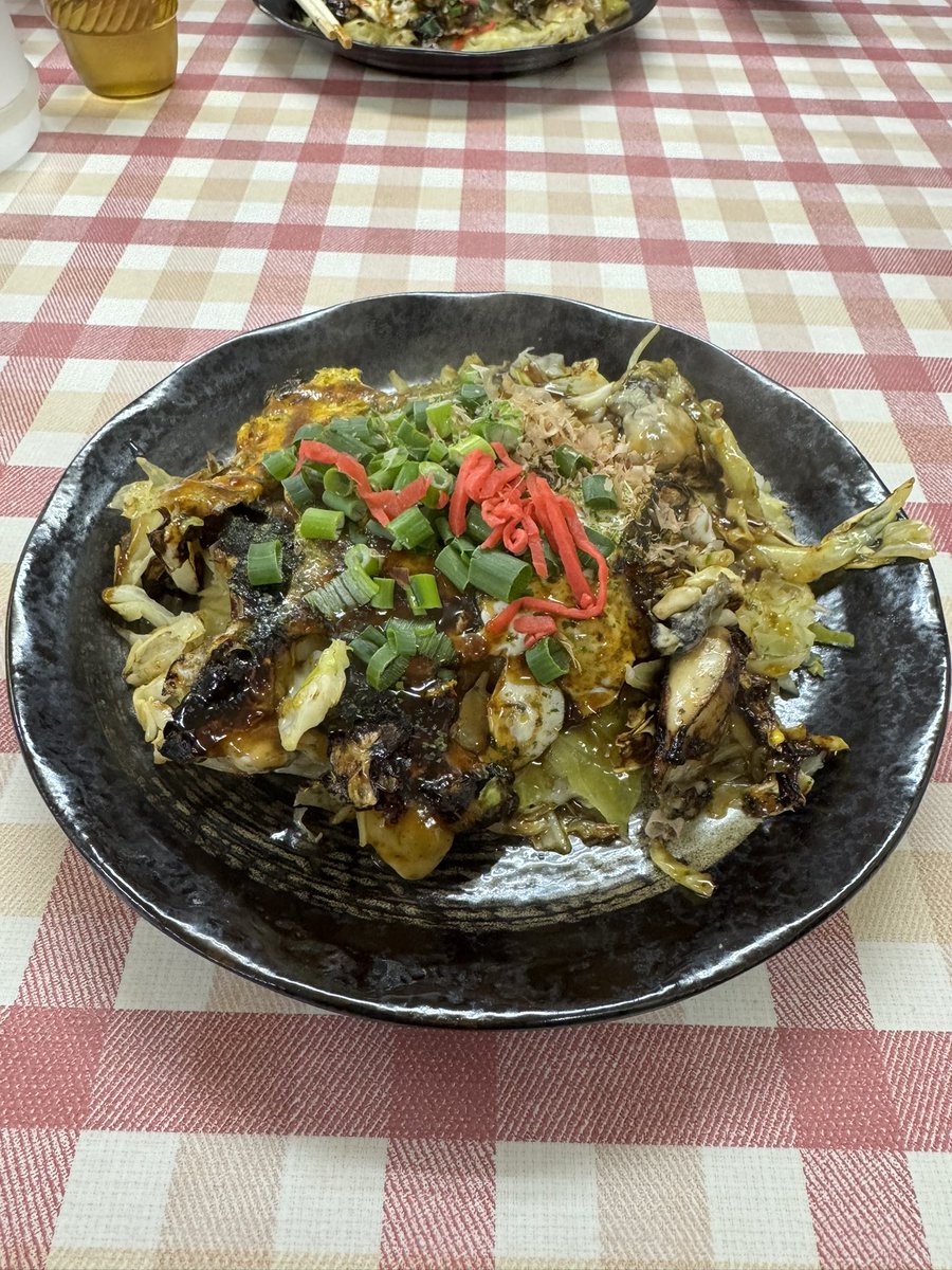 fit803's tweet photo. カキオコ特盛
カキの量倍増
1500円 https://t.co/joTYX9pZun