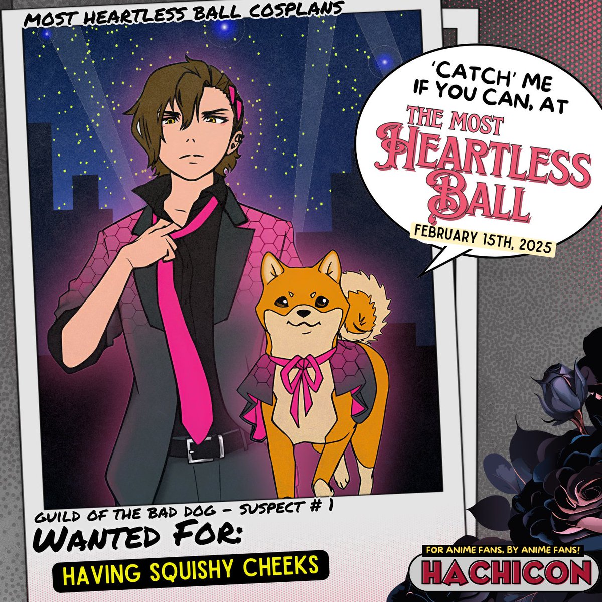 hachi_con's tweet photo. Do you know what dastardly attire you'll be wearing to the Villaintines Ball next month? Share your evil plans with our cosplay frames!
.
Villaintines Ball tickets can be purchased on our website at https://t.co/Yzzz2MoO3O
.
#HachiCon https://t.co/hdQkrmg8Lr