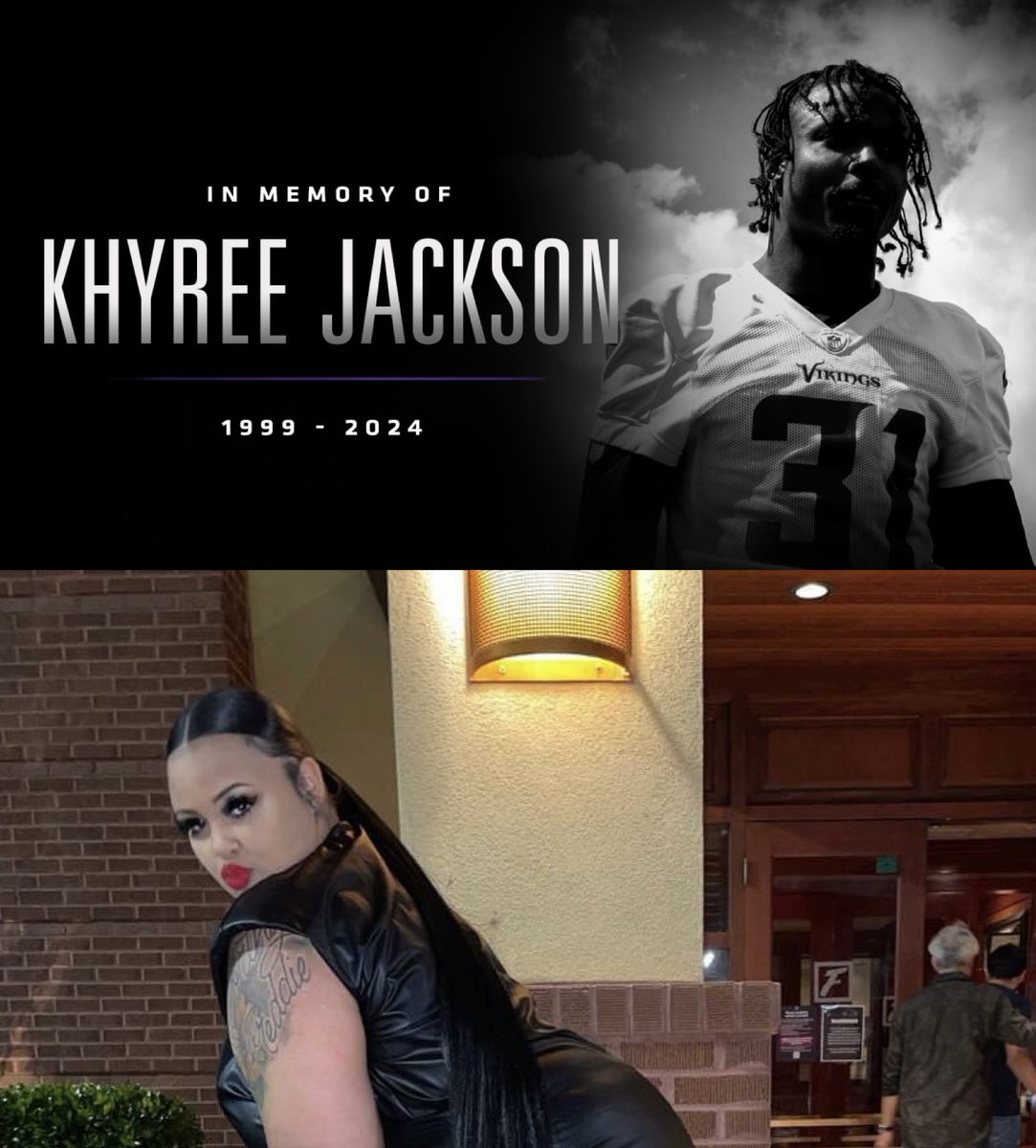 MLFootball's tweet photo. 🚨BREAKING: Cori Clingman has been charged in the deaths of former #Vikings CB Khyree Jackson and his former high school teammates. 

A grand jury indicted her on 13 counts, including DUI, vehicular manslaughter, grossly negligent, and criminally negligent.

Khyree was just 24 💔 https://t.co/sTBBahqBGZ