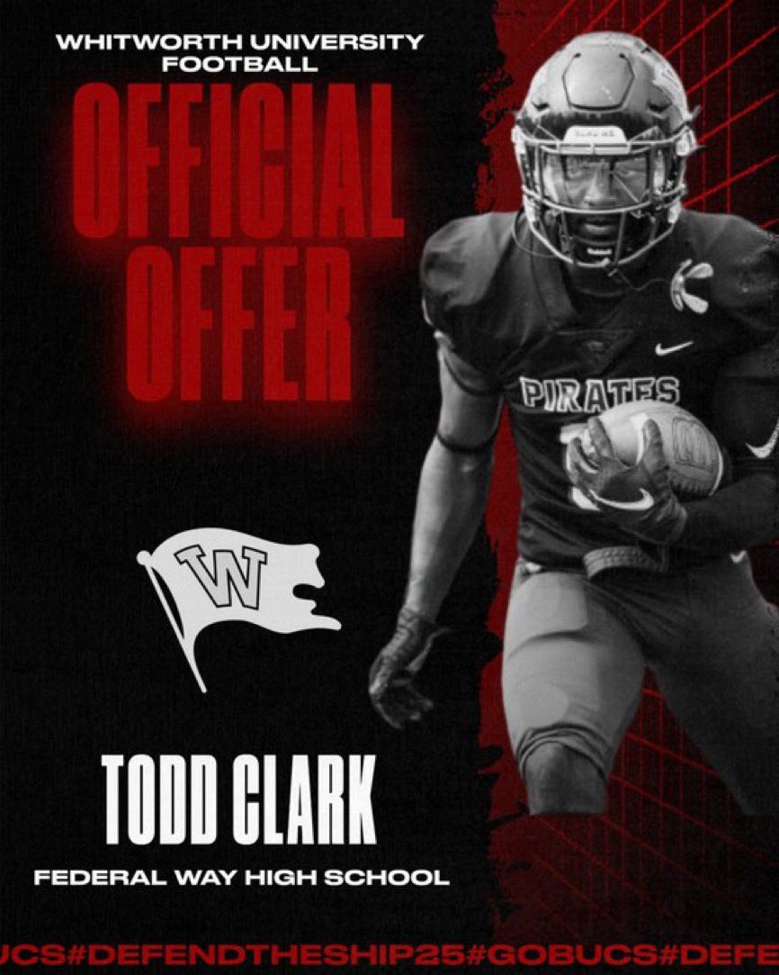 ToddClark_22's tweet photo. After a great phone call with @CoachJrodg I am blessed to receive my 5th offer from Whitworth University @coachIzFw @ThomasBogan @CowboyThree @Coach_EMiller7 https://t.co/ngmX5Wg43u