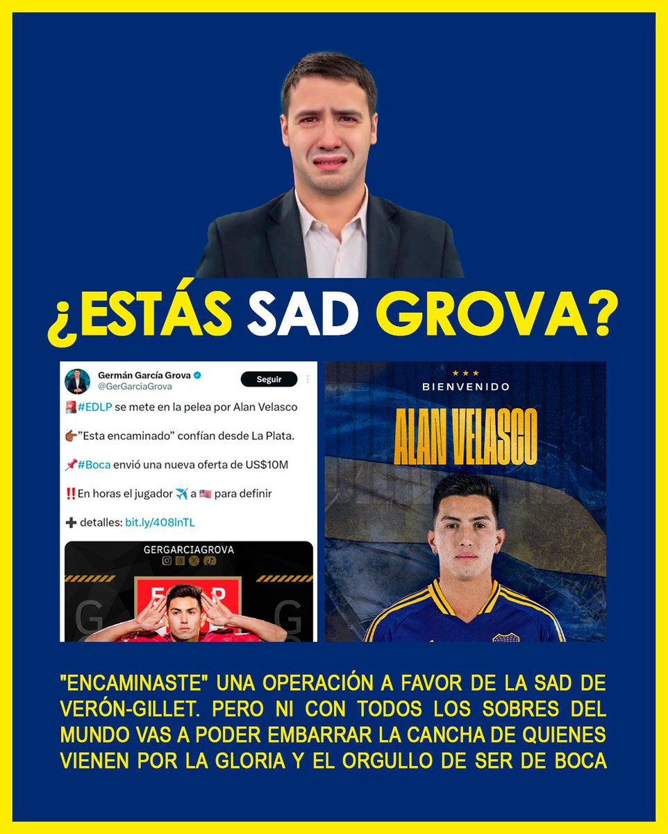 ¿Velasco "encaminado" a Estudiantes? Otro al que le salió mal la opereta 🤣👋🏼