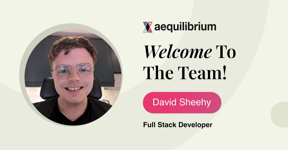 Meet David Sheehy!

We’re thrilled to have David as our new Full Stack Developer! Welcome to the team, David! 🚀