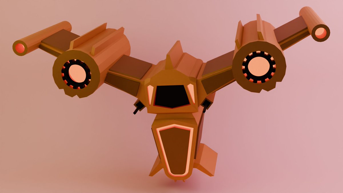 A Northian Arsenal starship. 

Arsenal ships empower the weapons of their fleet-neighbors. 💥

#gamedev #MercenaryGalactic