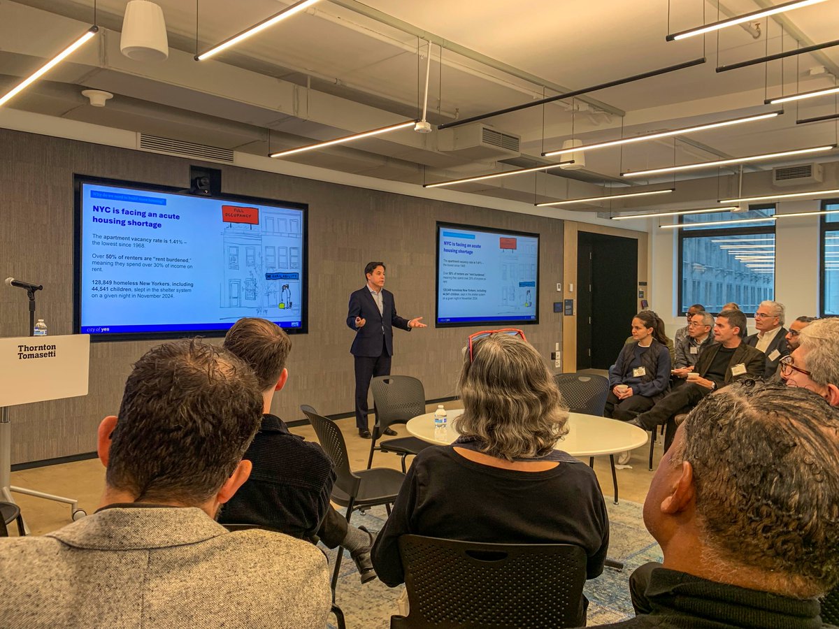 NYCPlanning's tweet image. Thanks to @UDFNYC for inviting @DanGarodnick to speak with members this morning about the passage of City of Yes and the future of housing in New York City!