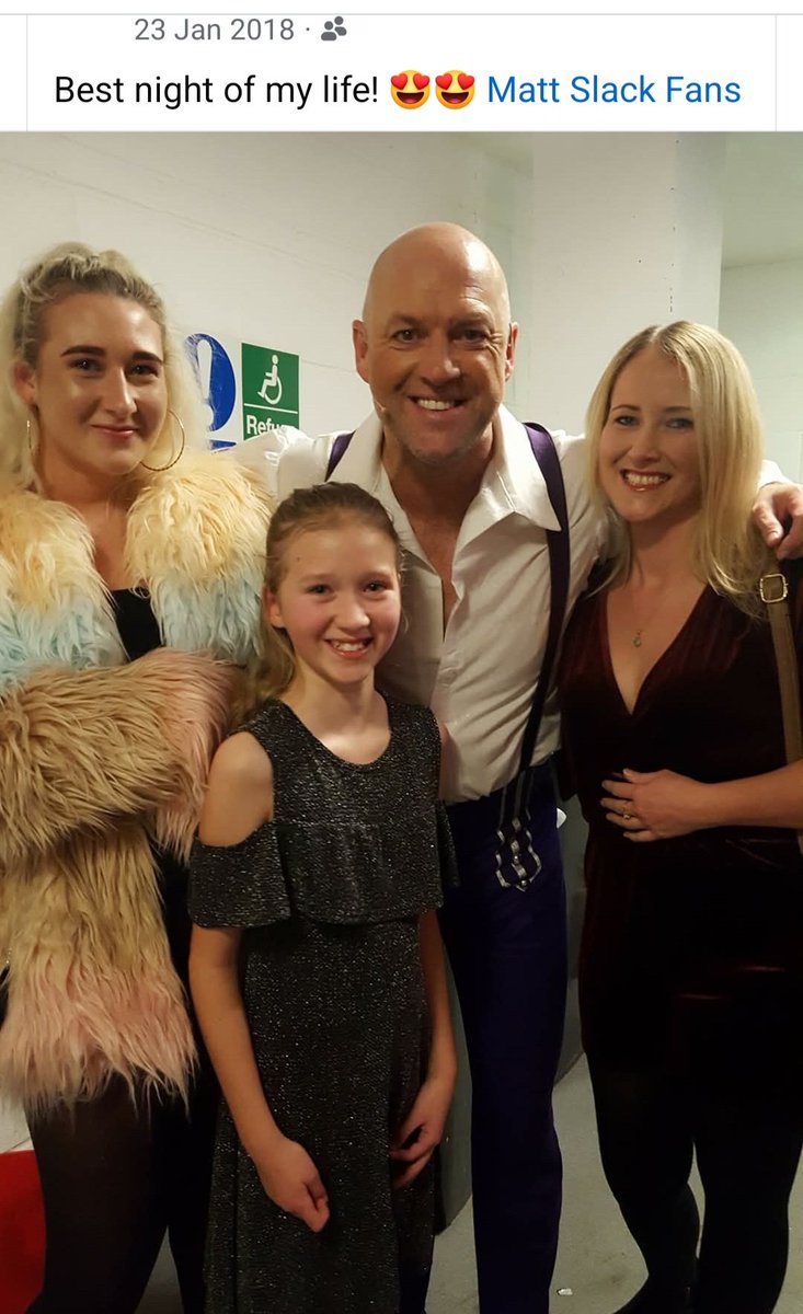 ultimate_girls's tweet photo. 7 years ago my daughter went on stage at @brumhippodrome pantomime and met @TheMattSlack And today my son Zack went on stage with Matt and got taken the p*ss out of all night 🤣 after a lifetime of watching Brum panto and over 10 years of loving @MattSlackFans this was amazing❤️ https://t.co/AQxsPKyvyP