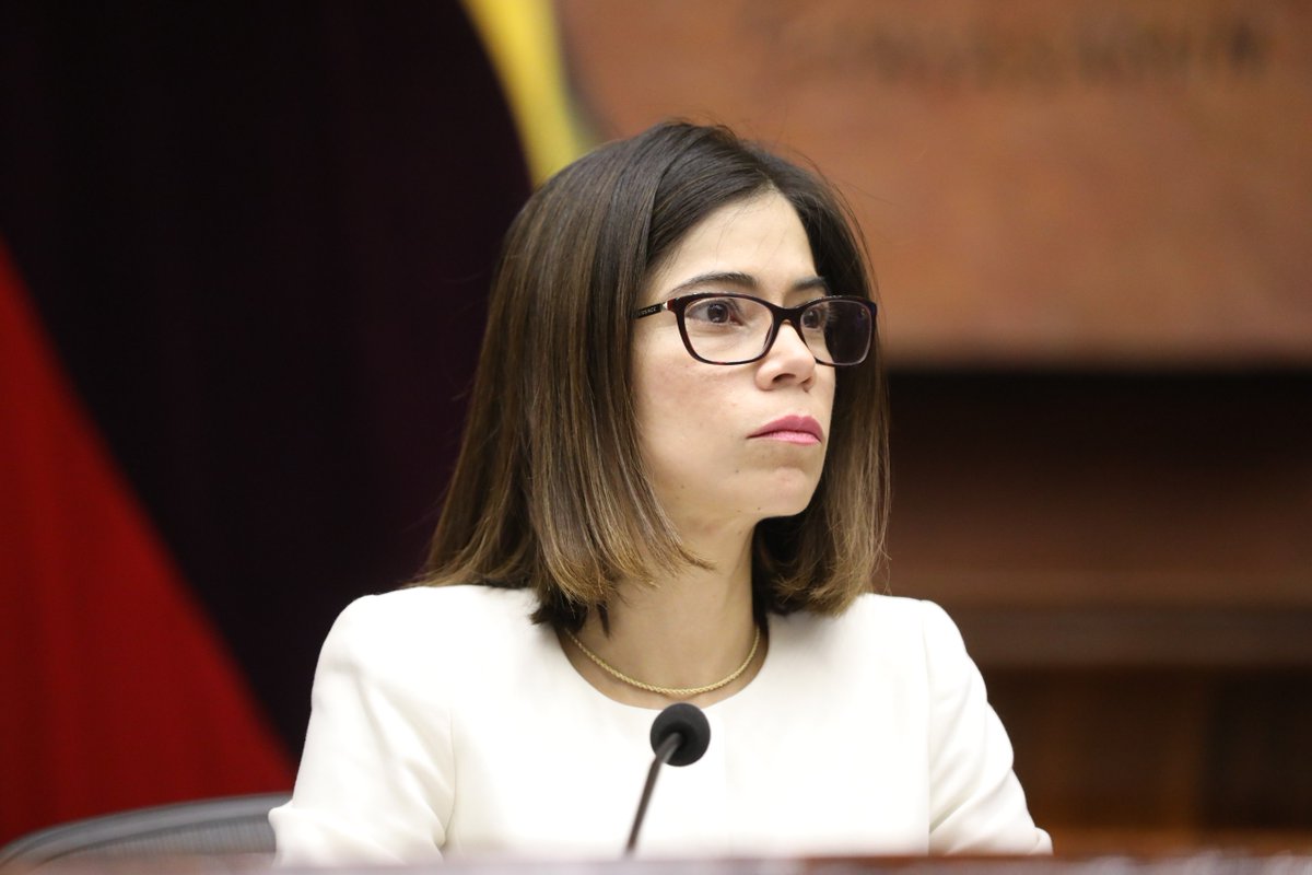 AsambleaEcuador's tweet photo. La presidenta (e) de la Asamblea Nacional, @esthercuestasan, clausura la sesión N°1005. #InformeDeLabores2024 #JuntosLegislamos https://t.co/WHTB46MtOD