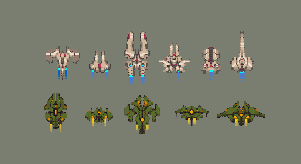 UnfuneralOD's tweet image. #spaceships
#pixelart #gamedev
#dotpict #ドット絵