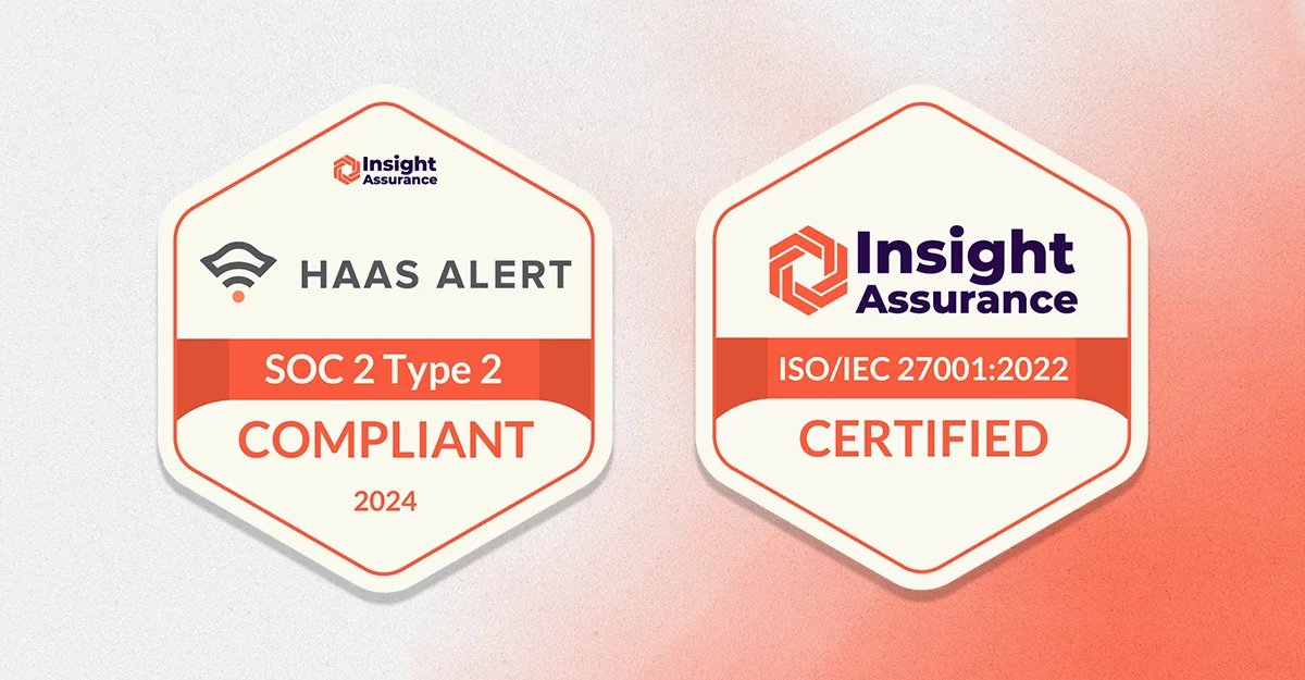 HAAS Alert is now ISO 27001 certified and SOC 2 Type 2 compliant!  These achievements reflect our unwavering commitment to data security and protecting your sensitive information.

haasalert.com/news/soc-2-typ…

#CyberSecurity #DataProtection #ISO27001 #SOC2