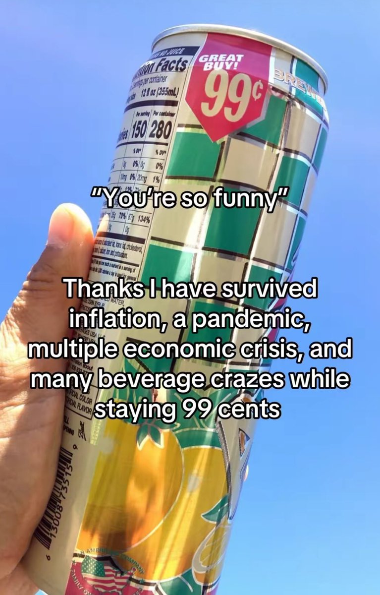 DrinkAriZona's tweet photo. Survivor https://t.co/i3hBxm4Ug0