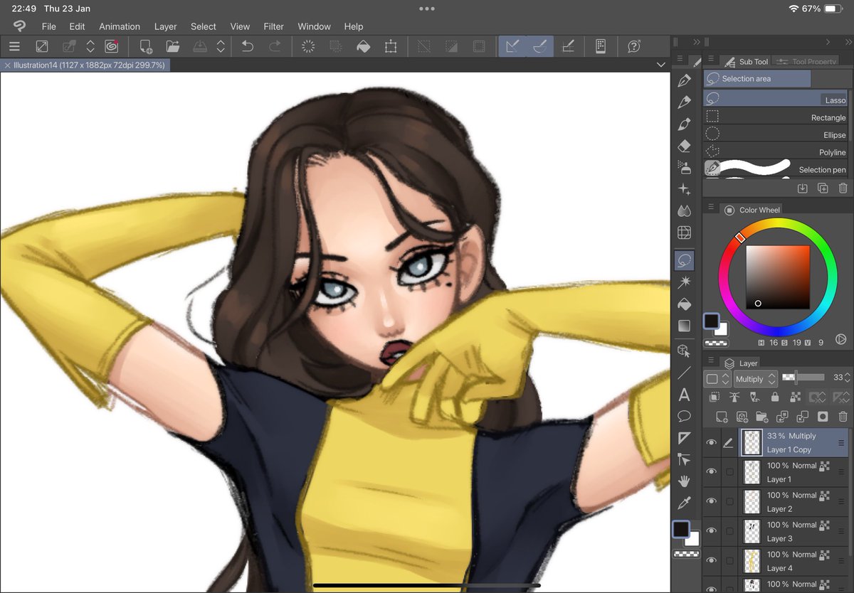 I’m enjoying using clip studio paint but I feel like it drains my battery so bad