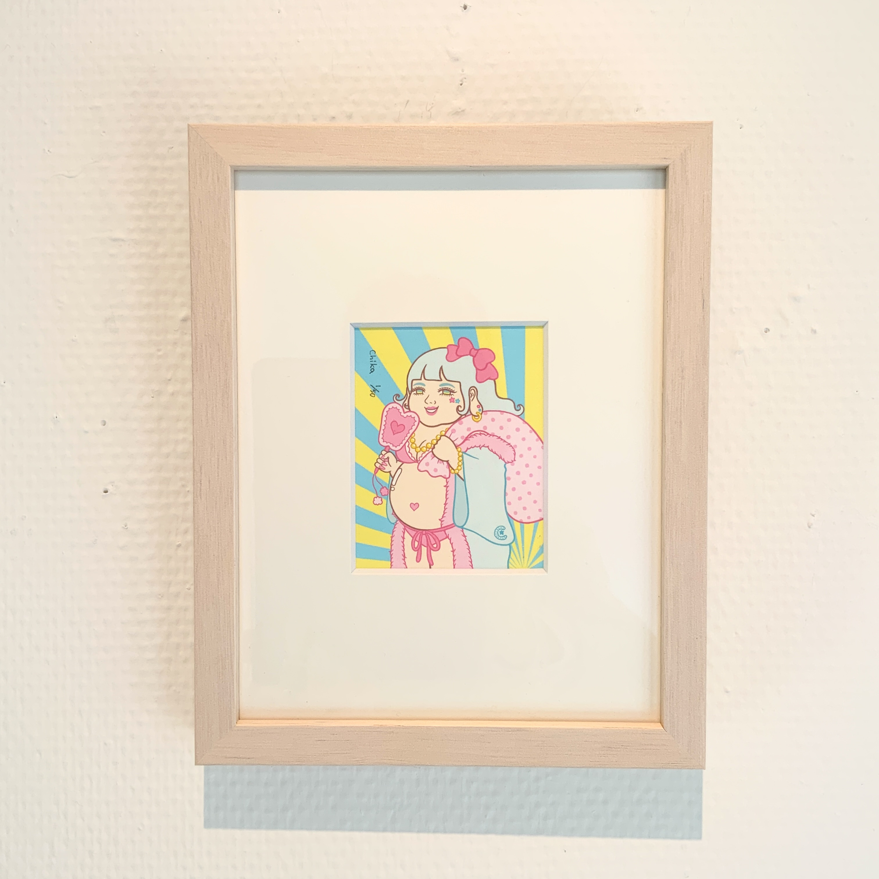 竹井千佳「Thank you (purple)」/ 原画 chika takei | SPAC