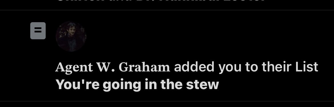 why am i going in the stew?