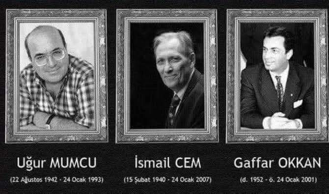 Bugün hepsinin ölüm yıldönümü... Işıklar içinde yatsınlar, anılarına saygıyla...
